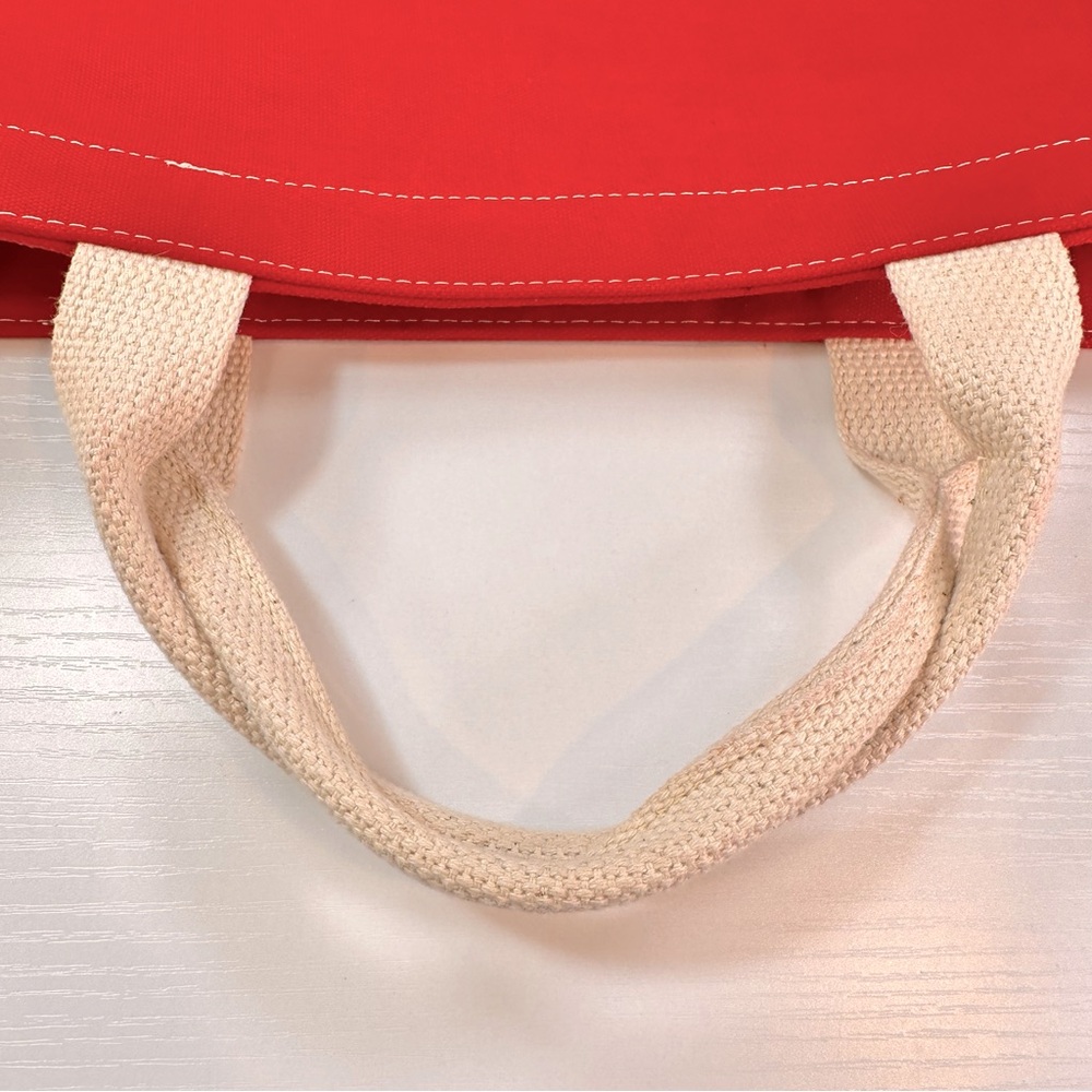 Mercedes Benz Vintage Red Canvas Tote Bag - Picture 11 of 16
